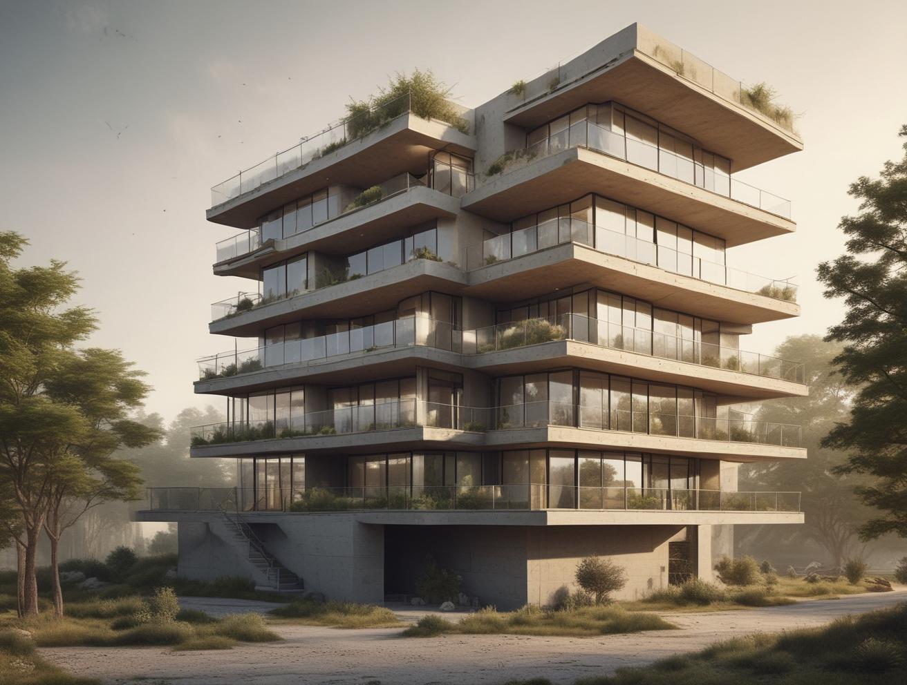 sustainable architecture, AI technology, eco friendly construction, innovative design